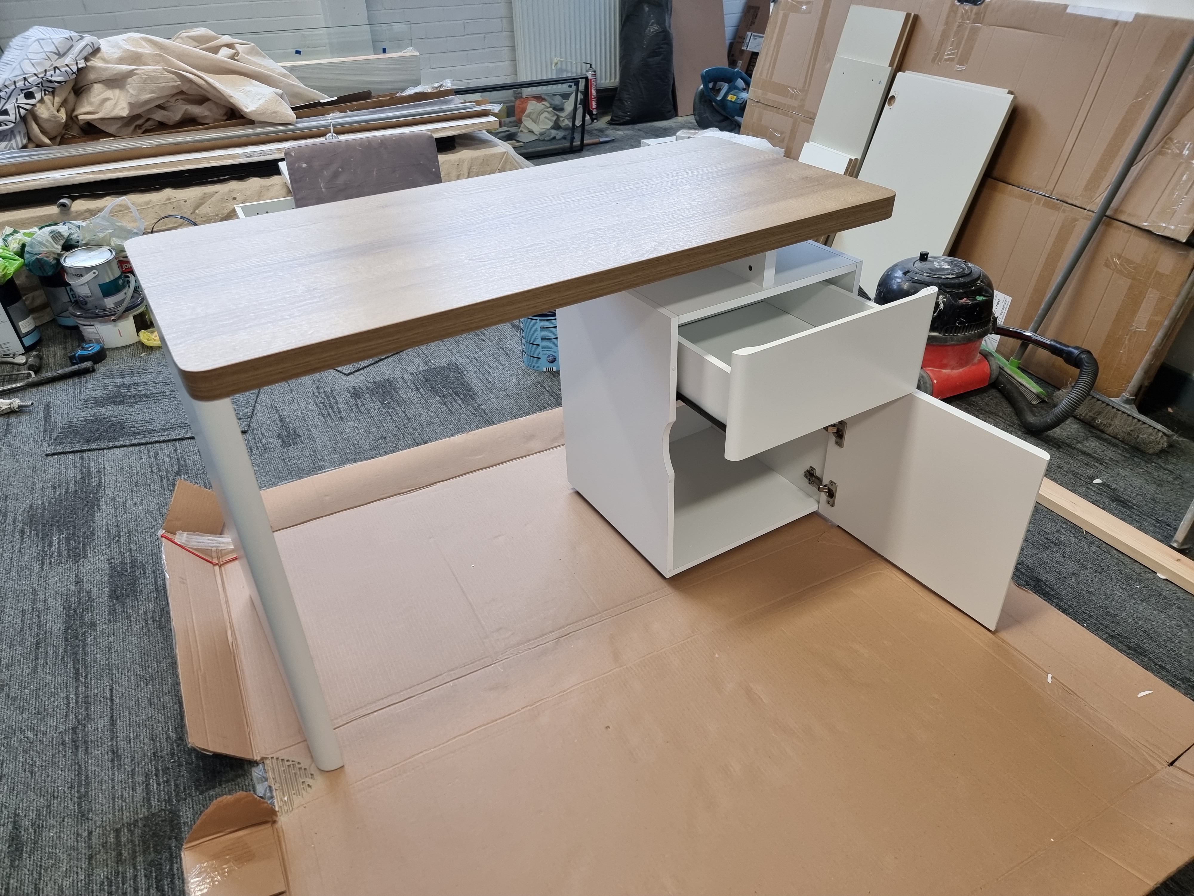 Flatpack furniture assembly